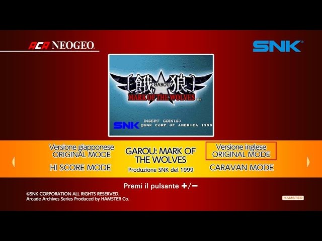 ACA NeoGeo - Garou: Mark of the Wolves Box Shot for Nintendo