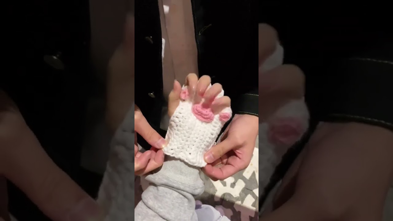 Product Link in Description 🔥 Cluot Store Cat Paw Hand Knitted Winter Gloves 