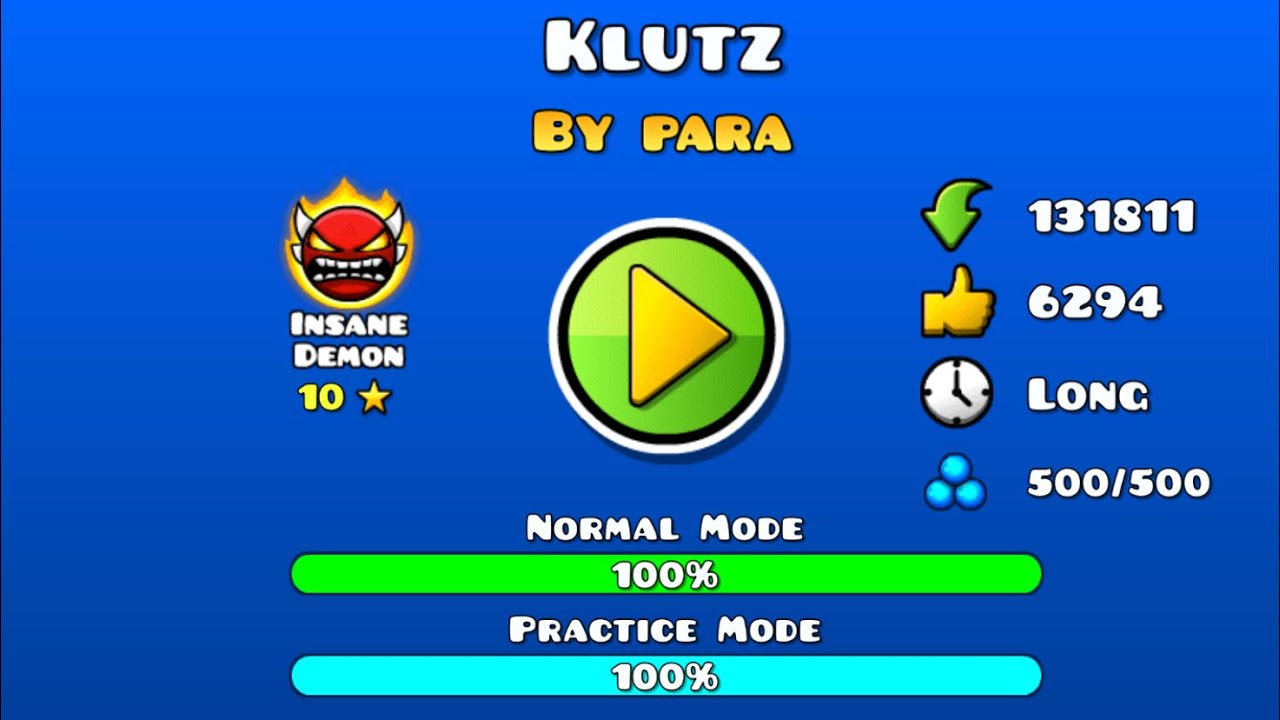 KLUTZ 100 [MOBILE COMPLETION] YouTube