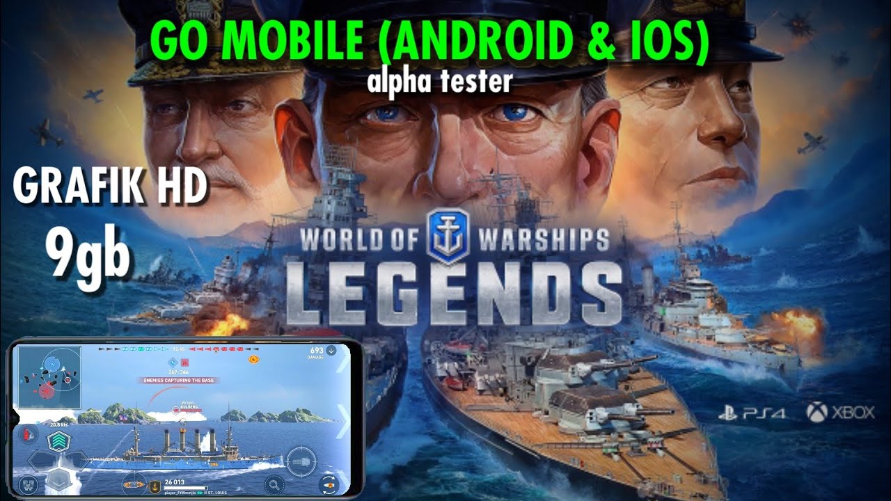 World of Warships: Legends – Legends goes Mobile 