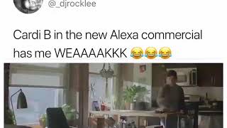 CARDI B IN THE NEW ALEXA COMMERCIAL