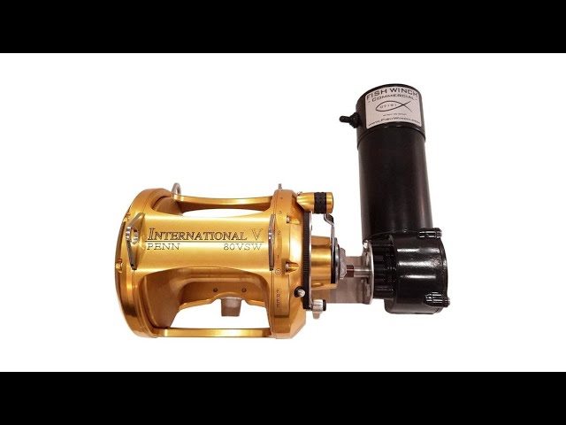 FISH WINCH® - Penn International Electric Reel conversion (for 30, 30W, 50,  50W, 70, 80, 80W, & 130)