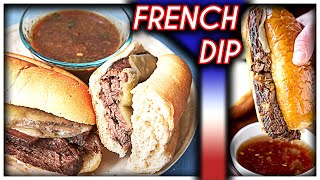 French Dip MADE HEALTHY with Grass Fed Beef and Raw Cheese