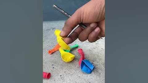 5 Layer Balloon Cutt Experiment | #shorts #youtubeshorts #scienceexperiment #mrexperimentz #balloon