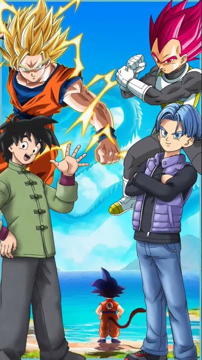 Goku and Goten vs Vegeta and Trunks