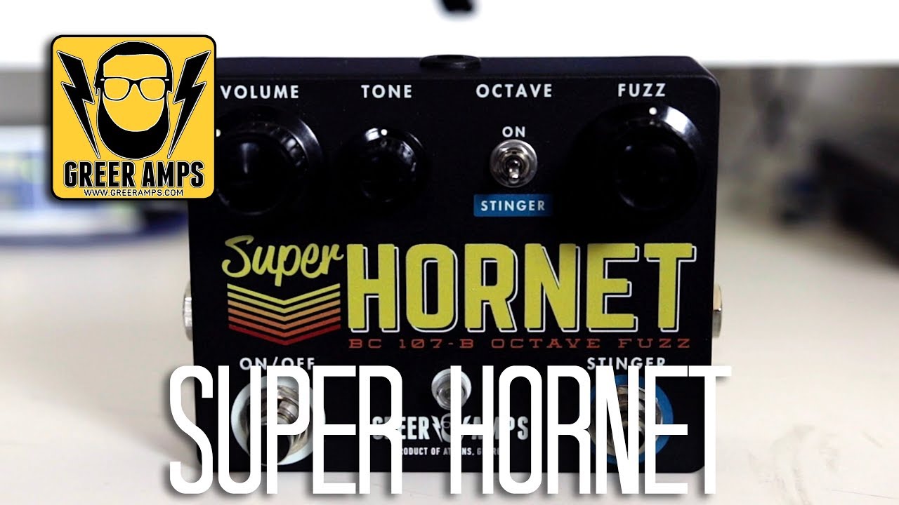 Greer Amps - Super Hornet Octave Fuzz Pedal Demo - YouTube