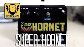Greer Amps - Super Hornet Octave Fuzz Pedal Demo - YouTube