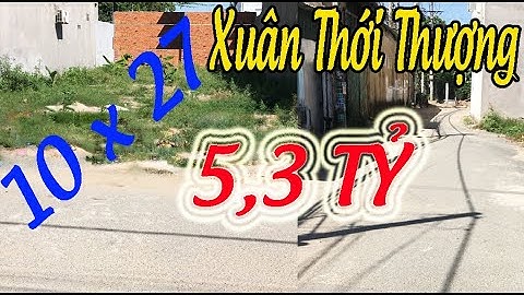 Bán Đất Hóc Môn Xuân Thới Thượng 5,3 Tỷ | Mua Đất Hóc Môn