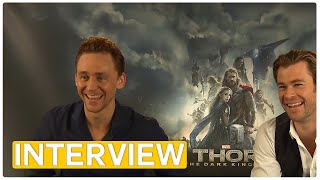 Thor 2 | Chris Hemsworth & Tom Hiddleston EXCLUSIVE Interview (2013)