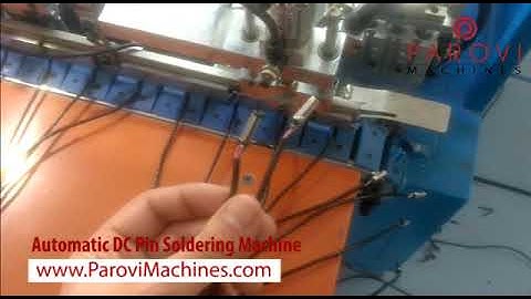 Automatic DC Connector Soldering Machine