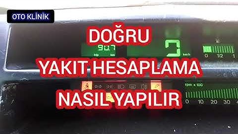 Yakıt Hesaplama Nasıl Yapılır, Yakıt Tüketimi Hesaplama, Araç Km