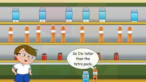 Order three objects by length - 1MDA1