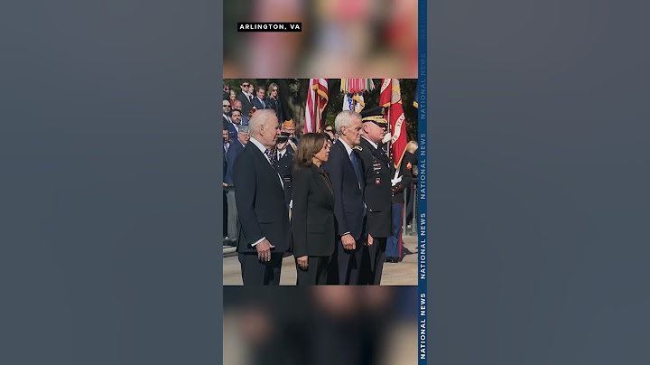 President Biden and VP Kamala Harris honor veterans during ceremony in Arlington VA