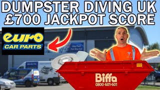(i HIT THE JACKPOT) DUMPSTER DIVING UK £700 SCORE FOR FREE.