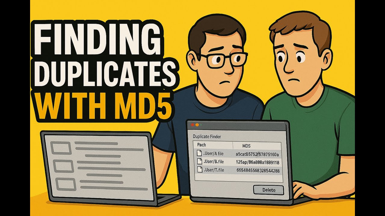 De-duplicating files using file checksum with python