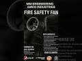 "Fire Safety Fans – Your First Line of Defense Against Smoke".