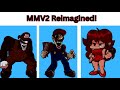 Friday Night Funkin' Mario's Madness V2 Reimagined | (BF VS' Mario)