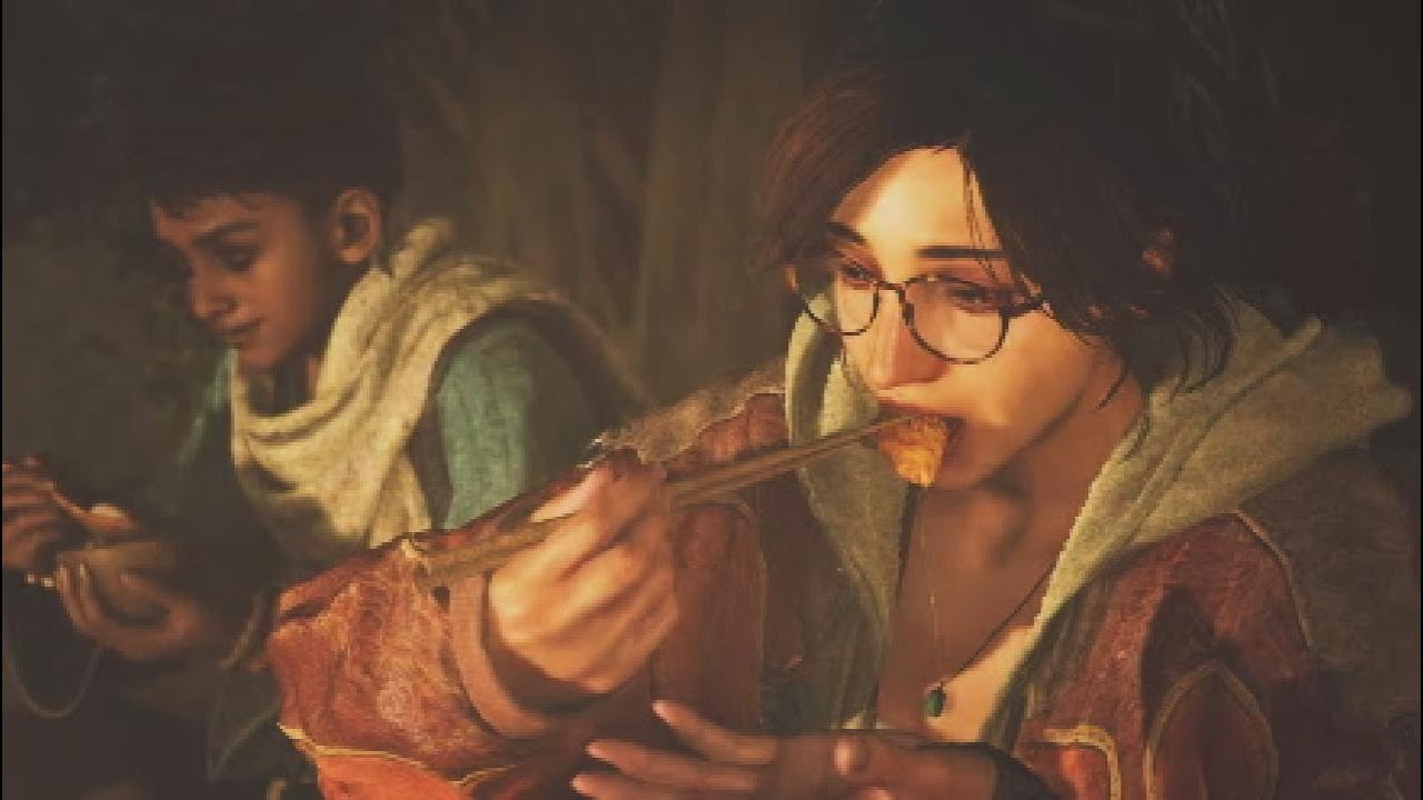 Feasting with The Allhearken - Monster Hunter Wilds PS5 - Food Cutscene