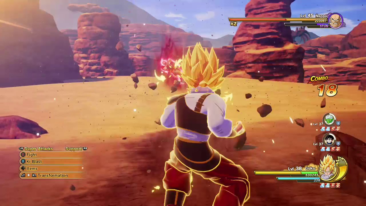 LIMIT BREAK FINISH Dragon Ball Z Kakarot YouTube