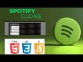 Spotify Clone | Web Development Project 🚀