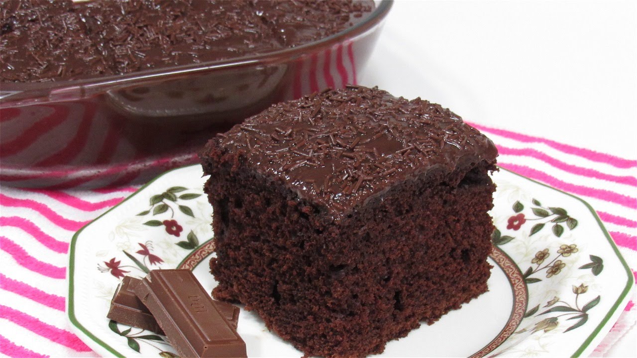 انسوا أي كيكة شوكولاتة ثانية وجربوا الكيكة البرازيلية  بيضة واحدة فقط  ألذ كيكه وطعمها رهييب!