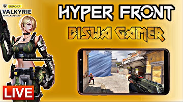 HYPER FRONT LIVE I HYPER FRONT INDIA LIVE I HYPER FRONT SOFT LAUNCH LIVE | BISWA GAMER LIVE