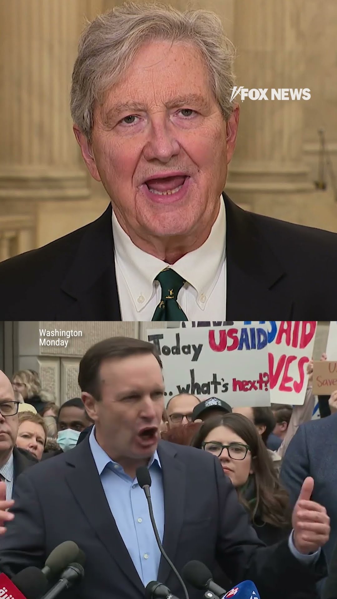 Senator calls out Dem meltdown over Trump, Musk USAID spending cuts