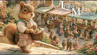 A Lively Moment 🧺🐇🍎 | A Market Day Story Told Through Soft Waltz and Gentle Celtic Melodies screenshot 3
