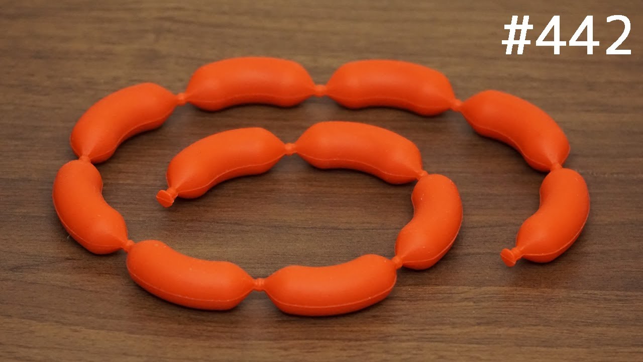 赤ウインナー（ソーセージ）の鍋敷きがかわいい / HOT SAUSAGE FLEXIBLE TRIVET
