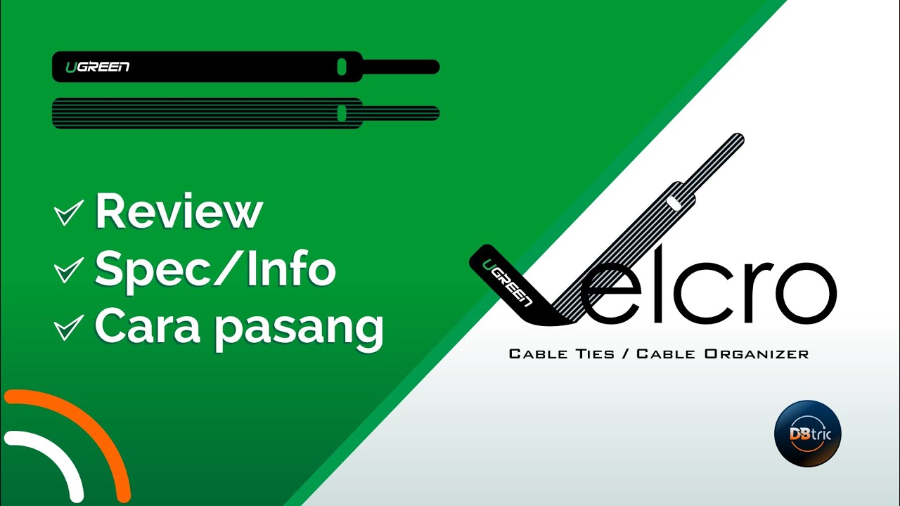 Velcro Cable Ties Spec Info Review Ugreen YouTube