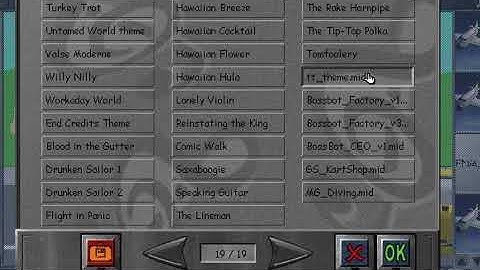 the toontown theme but its being played in mircosoft 3d movie maker