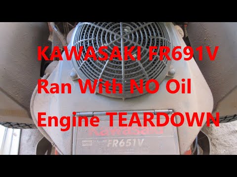 Videó: Milyen olajszűrőt használ a Kawasaki fr691v?