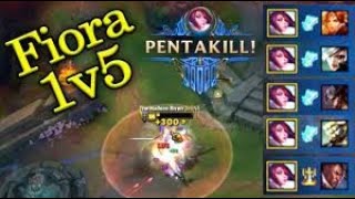 Fiora First Pentakkill #short #shorts #leagueoflegends