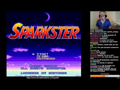 Видео: Сполан - Sparkster (SNES) - Very Hard