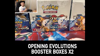 *THE BEST* POKÉMON EVOLUTIONS BOOSTER BOX OPENING x2 | $2,000+