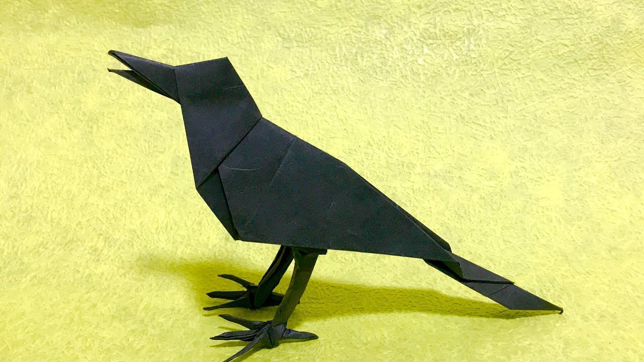 折り紙 カラス Origami Crow Youtube