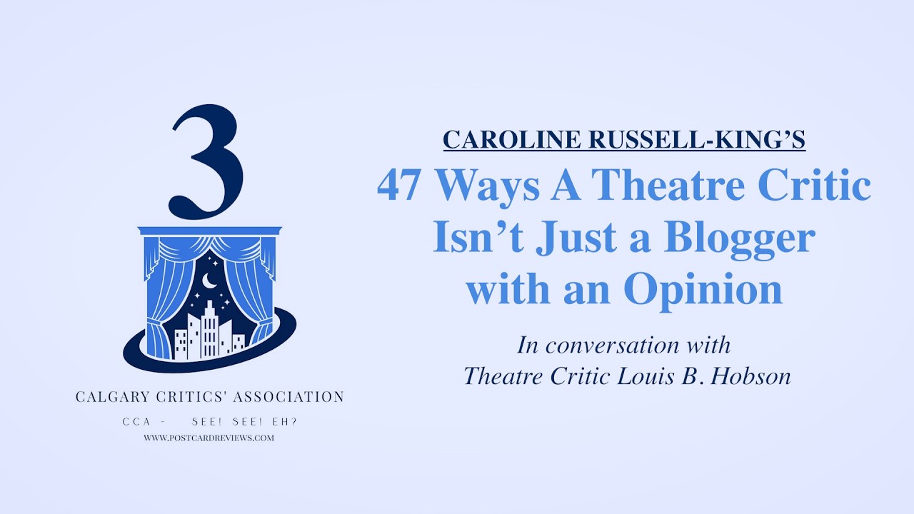 #3.	A Theatre Review Doesn’t Have a Call to Arms.