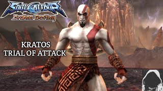 Soulcalibur : Broken Destiny #2 (PSP) | Kratos screenshot 1