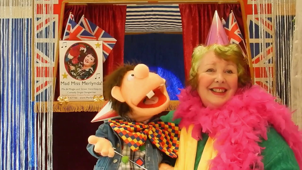 Miss Merlynda Ventriloquist Monkey Tale Poem Miss Merlynda Puppet