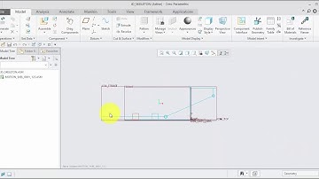 How to create lever skeleton based model in creo 5 0