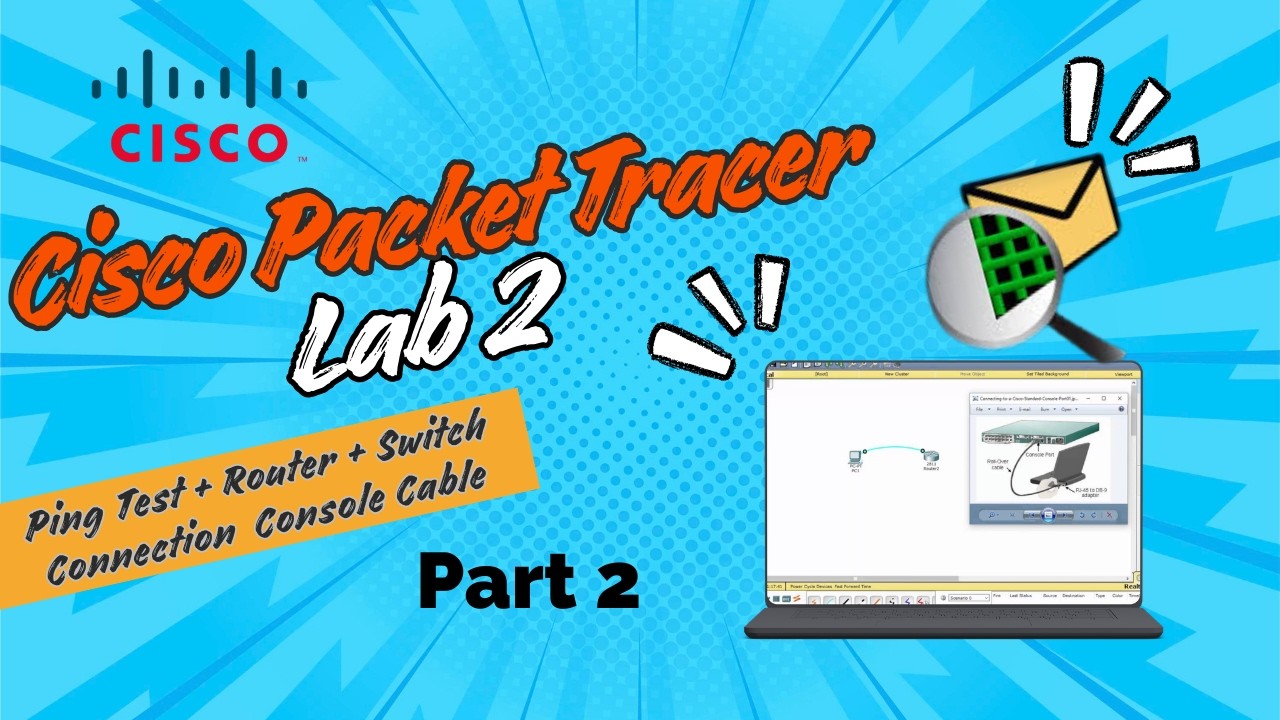 Cisco Packet Tracer Tutorial Part 2 | Ping Test + Router Switch ...