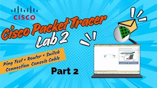 Cisco Packet Tracer Tutorial Part 2 | How to Connect Router & Switch with Console Cable + Test Ping