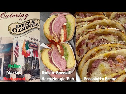 DOLCE & CLEMENTE'S ITALIAN MARKET A CULINARY EXTRAVAGANZA: A TASTE Of ITALY A FOOD LOVERS DREAM Pt 1