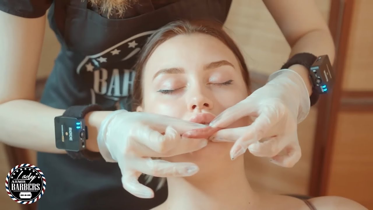 Soft Feathers ASMR Massage by Barber Lady Angelica for Curvy Girls