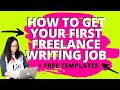 Quick & Easy Guide to FREELANCE WRITING as a Beginner(+ FREE Templates!!!)