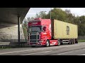 Trucker and Country Festival Rostock by day and night, with open pipes