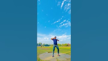 shot put technique practice throw Indian player Chandigarh 46 stadium practice speed technique