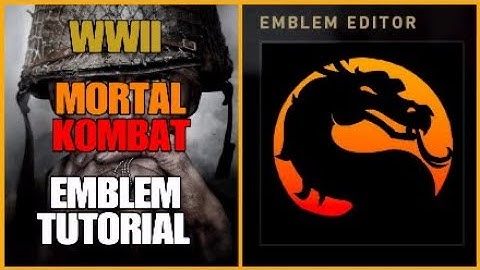 Call of Duty WW2 Mortal Kombat Emblem Tutorial