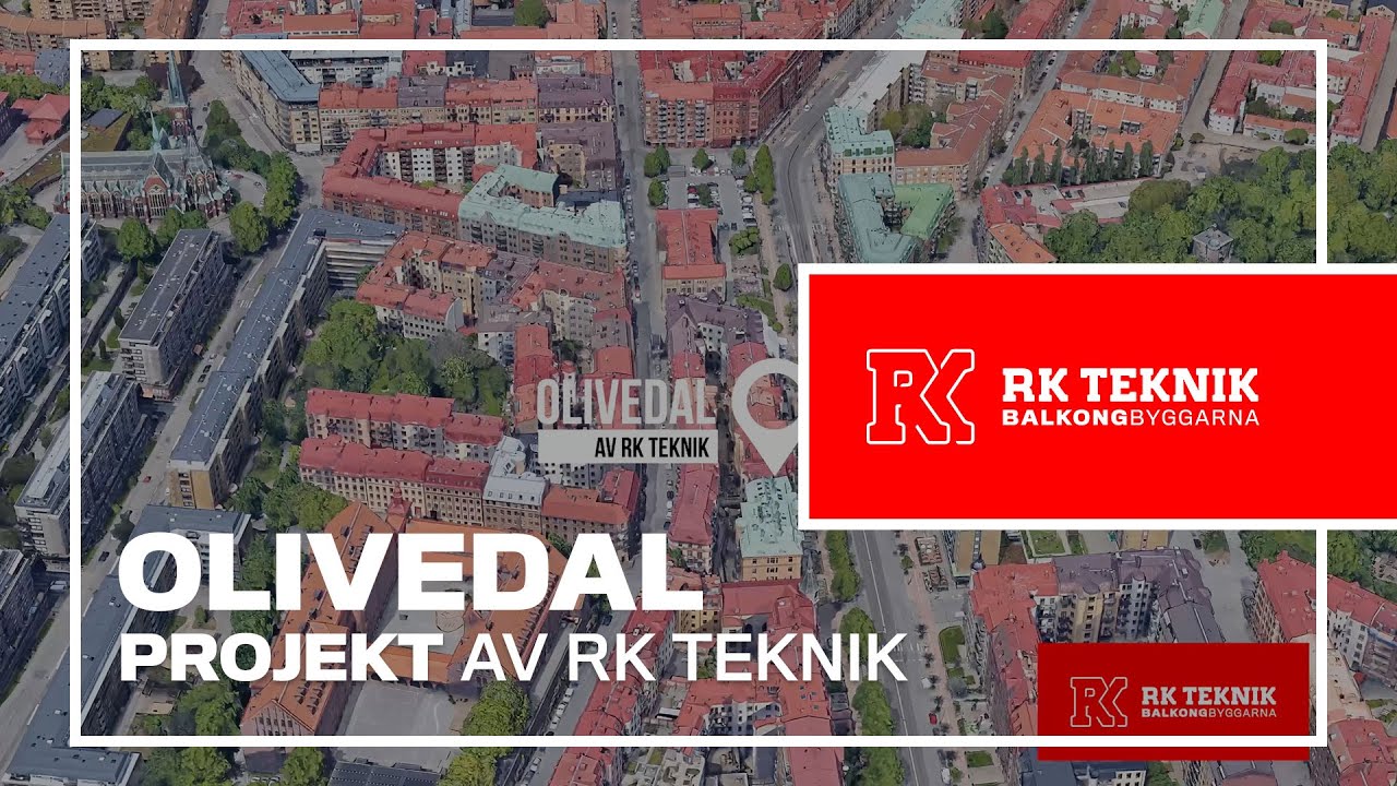 Olivedal Göteborg - Projekt av RK Teknik Balkongbyggarna