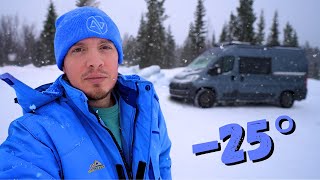 Surviving the Arctic winter in the back of a van